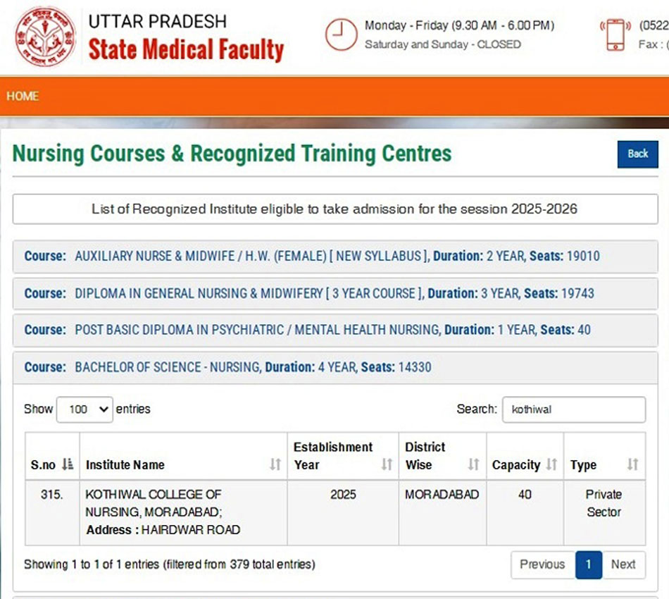 UP State Medical Faculty Approval 1